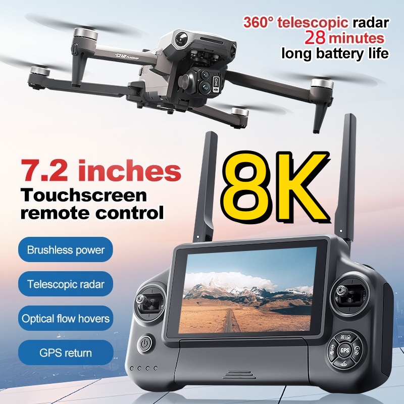 Drone Gimbal Brushless - 8K 3 Eksenli Gimbal Fırçasız 7.2