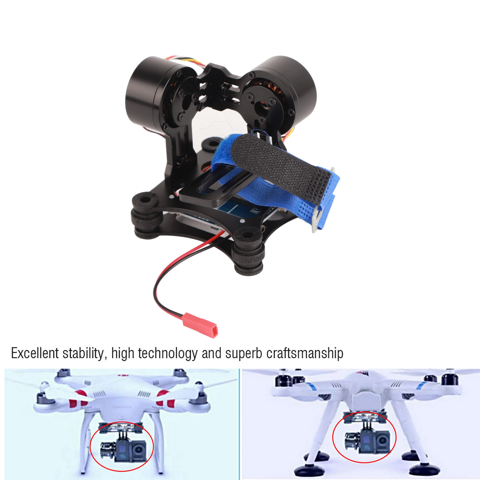 Drone Gimbal For Gopro - Fırçasız Kamera Gimbal Metal Fırçasız Gimbal