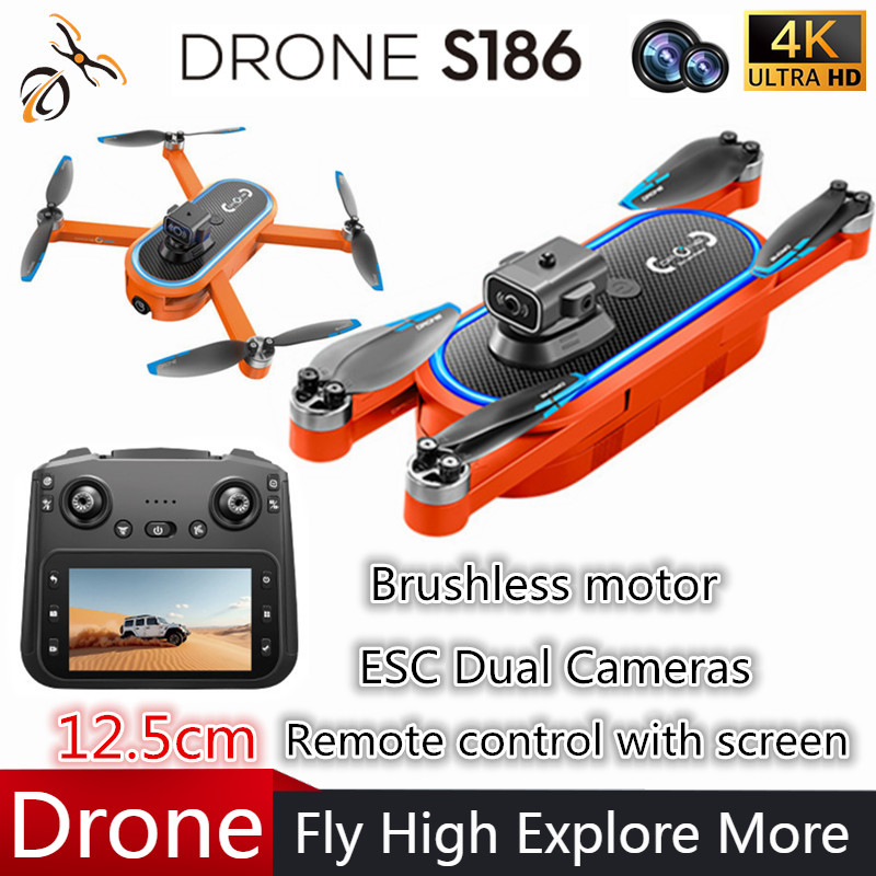 2025 S186 Drone Profesyonel 4  - Drone Gimbal Brushless incelemesi ve fiyatı