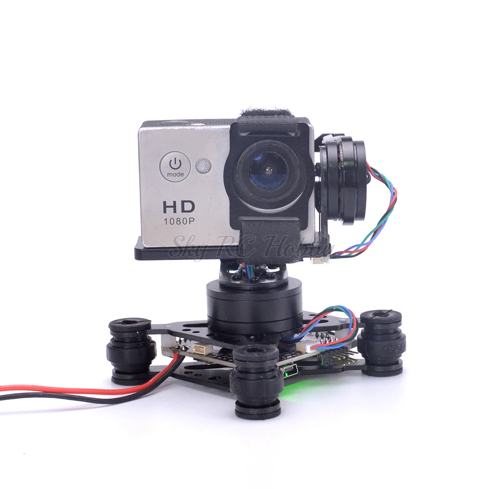 Hafif 2 eksenli/3 eksenli fırç - Drone Gimbal For Gopro incelemesi ve fiyatı