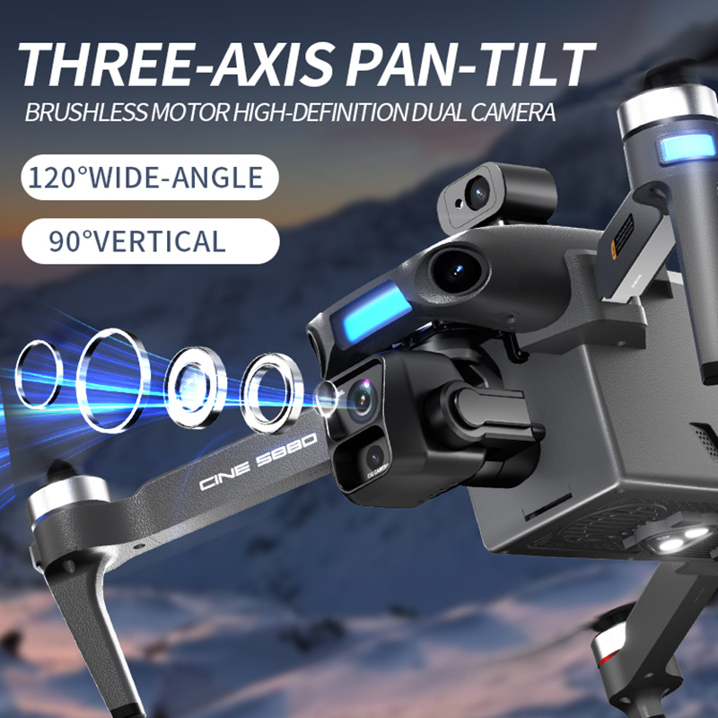 2026 Yeni 8K Çift Kameralı Dro - Drone Gimbal Brushless incelemesi ve fiyatı