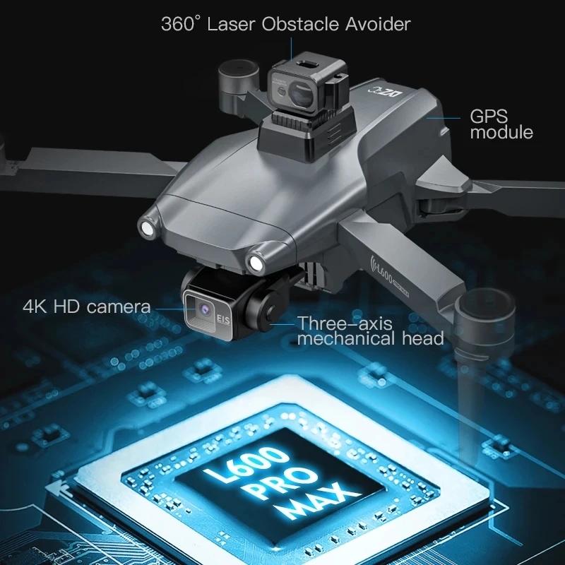 L600 PRO MAX GPS Drone Profesy - Drone Gimbal Brushless incelemesi ve fiyatı