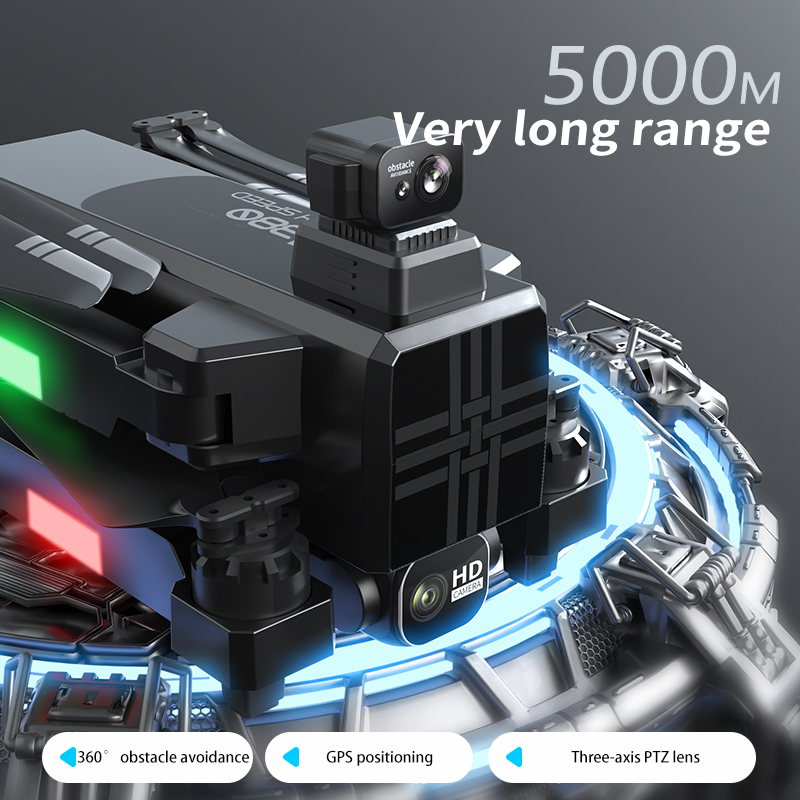 A380 Drone 4K HD Üç Eksenli Ti - Drone Gimbal Brushless incelemesi ve fiyatı